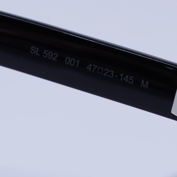 🕶️ New Saint Laurent SL592 001 Sunglasses - Black Frame, Black Lenses - Picture 7 of 12